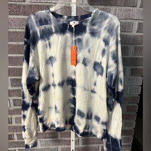 NWT Sundry Navy & White Tie Dye